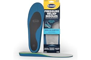 DR. SCHOLL'S Dr. Scholl’s Pressure Relief Insoles - The Only Proven Insole to Reduce Episodes of Nerve Pain, Neuropathy Pain Relief for Feet, Good for Diabetics, Reduces Foot Pressure, Shoe Inserts Men Size 8-14