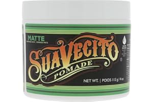 Suavecito Pomade Matte (No Shine) Formula 4 oz, 1 Pack - Medium Hold Hair Pomade For Men - Matte Hair Paste For Natural Texture Hairstyles