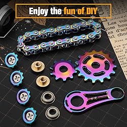 Bike Chain Gear Fidget Spinner for Stress