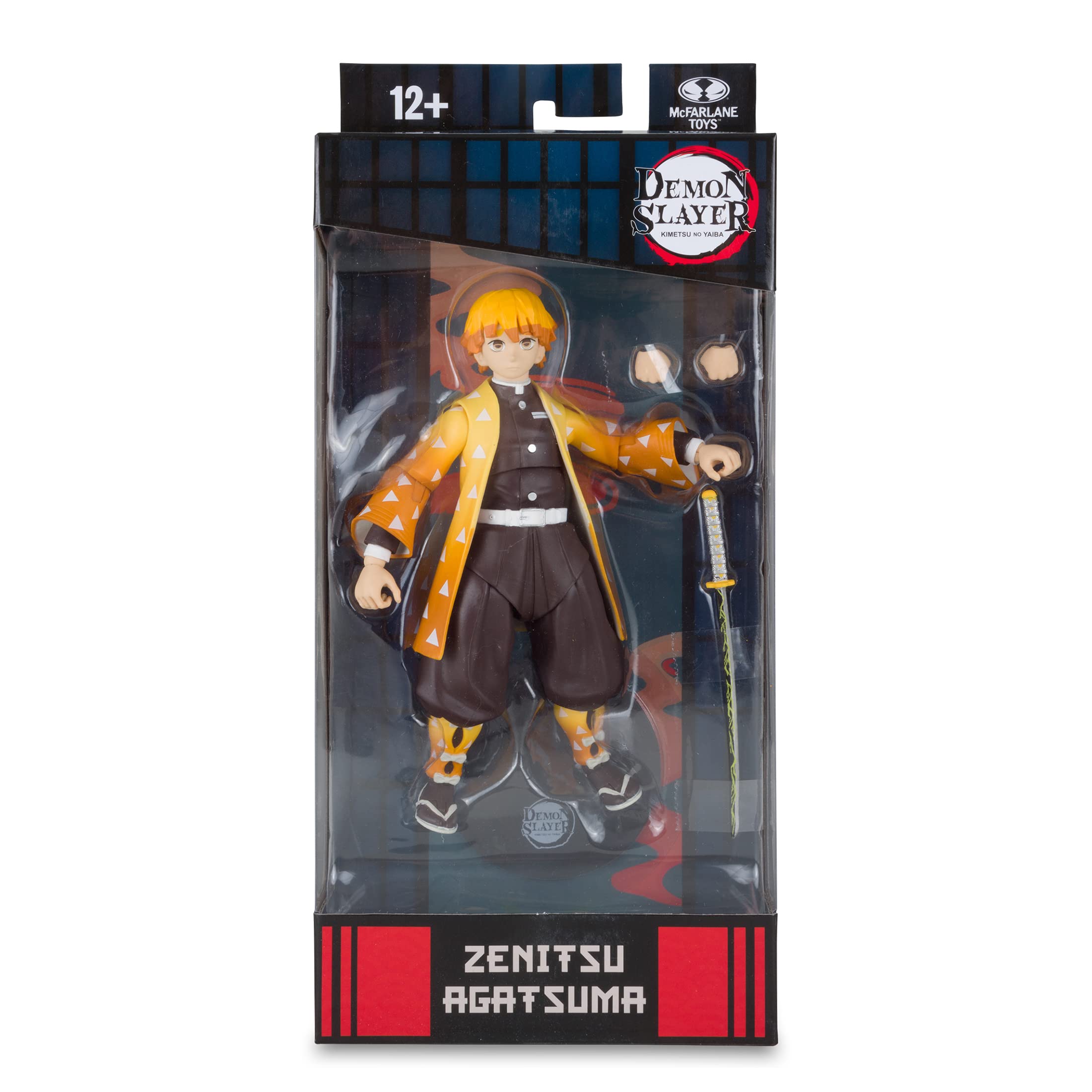 Bizak Demon Slayer Zenitsu Agatsuma Figure 7 Inch Decorative Collectible Statue for Anime Manga Character Collectors Fans Guardians of the Night (64383733)
