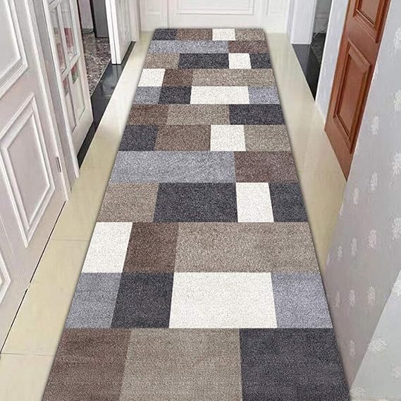 HE TUI Non Slip Runners, Hallway Runner Rug Cuttable Carpet Runners for
