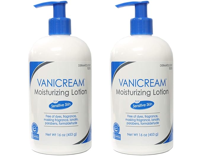 2 pack vanicream lite lotion for sensitive skin 16 oz each