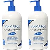 Vanicream Moisturizing Lotion, Pump, 16 Ounce (Pack of 2)