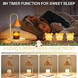 Redefun Candle Warmer Lamp, Dimmable Wax Melt Warmer with 2 Bulbs view 3
