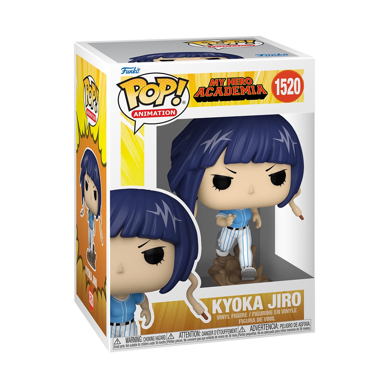 Funko POP! Animation: My Hero Academia (MHA) - Hero League Baseball - Kyouka Jiro - Collectable Vinyl Figure - Gift Idea - Official Merchandise - Toys for Kids & Adults - Anime Fans