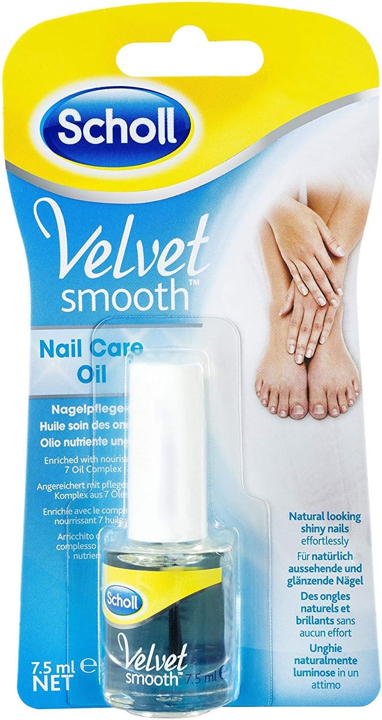 Scholl Velvet Smooth Nail Care Oil for Healthy Looking Nails & Cuticles
