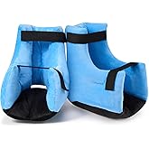 Careboda 2 Pcs Heel Protectors for Pressure Sores, Adjustable Heel Cushion Protector Pillow for Bedridden Patients,Machine Washable Open Foot Pillow for Bed, Wheelchairs