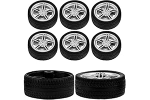 JOINPAYA Lot de 8 tiges rondes en plastique pour roues de voiture de course