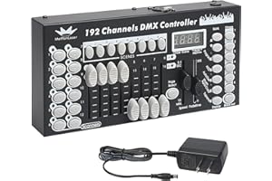 DMX Controller DMX Console,192 Channel Dmx512 Console Controller Panel Use to Edit Operating Stage Lighting Program