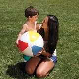 Intex 20 Inch Beach Ball Multicolor Fun Inflatable Pool Toy view 4
