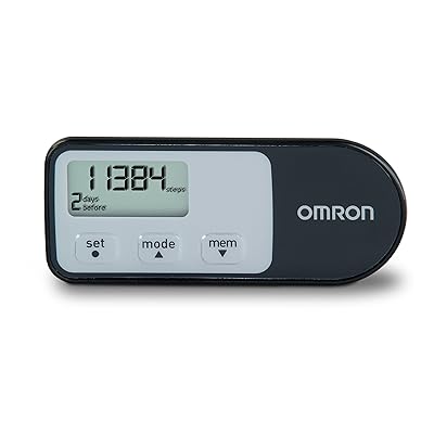 Omron HJ-321 Tri-Axis Alvita Pedometer, Black
