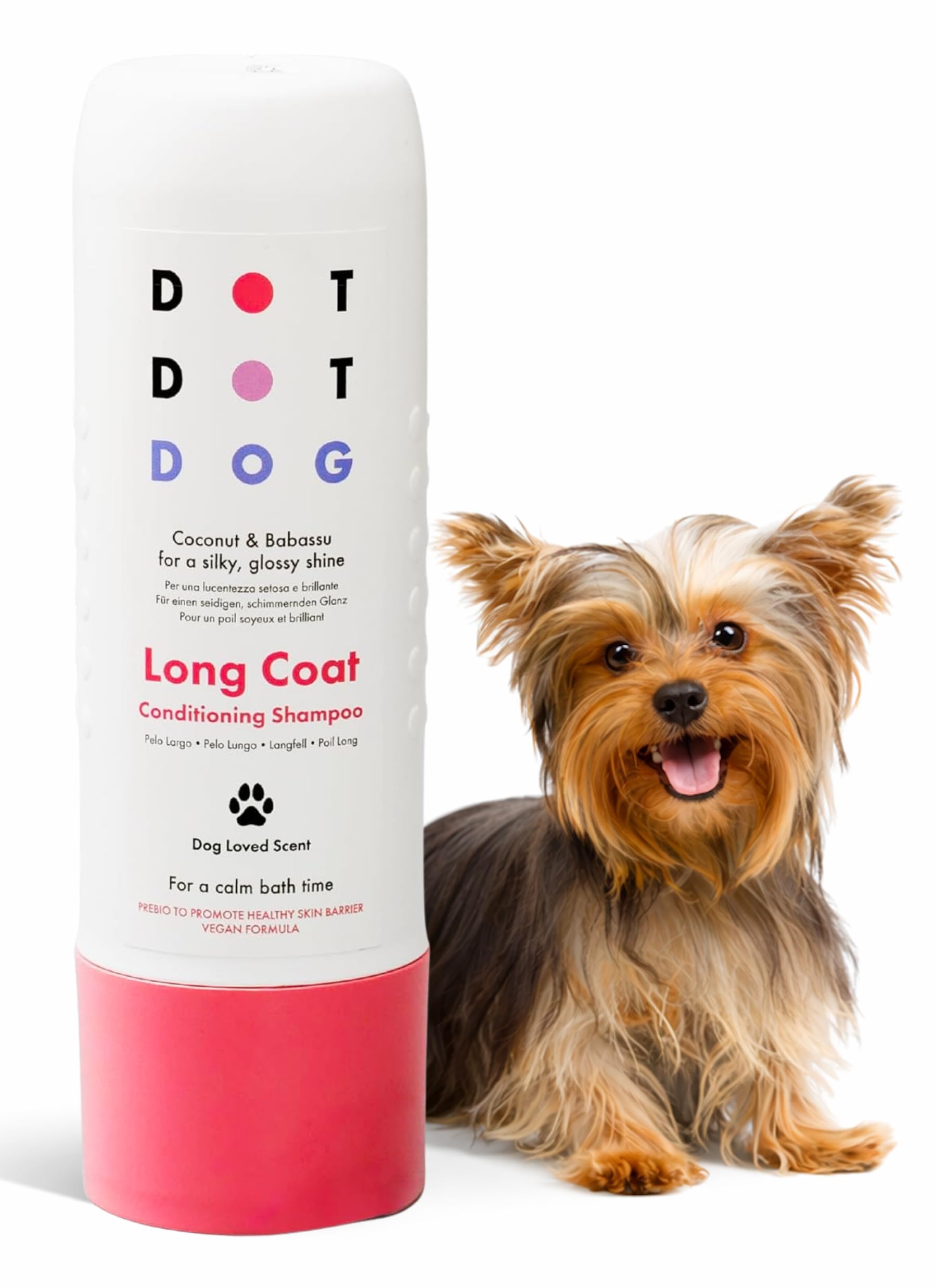 Dog Shampoo and Conditioner for Long Coats - Detangles & Smooths - Gentle, Hypoallergenic & Vegan, Low-Irritation Fragrance Dog Shampoo Sensitive Skin & Itchy Skin - Soft & Shiny Fur - 280ml