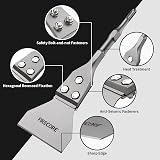 Firecore SDS Plus Floor Scraper 300x100mm Chisel Bits Adhesive Remover view 2