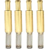 SYOWADA 4Pcs 7052037 1/4'' Intank Stainless Steel Mesh Screen Fuel Filters, Replacement for 1/4'' I.D Polaris Fuel Line Picku