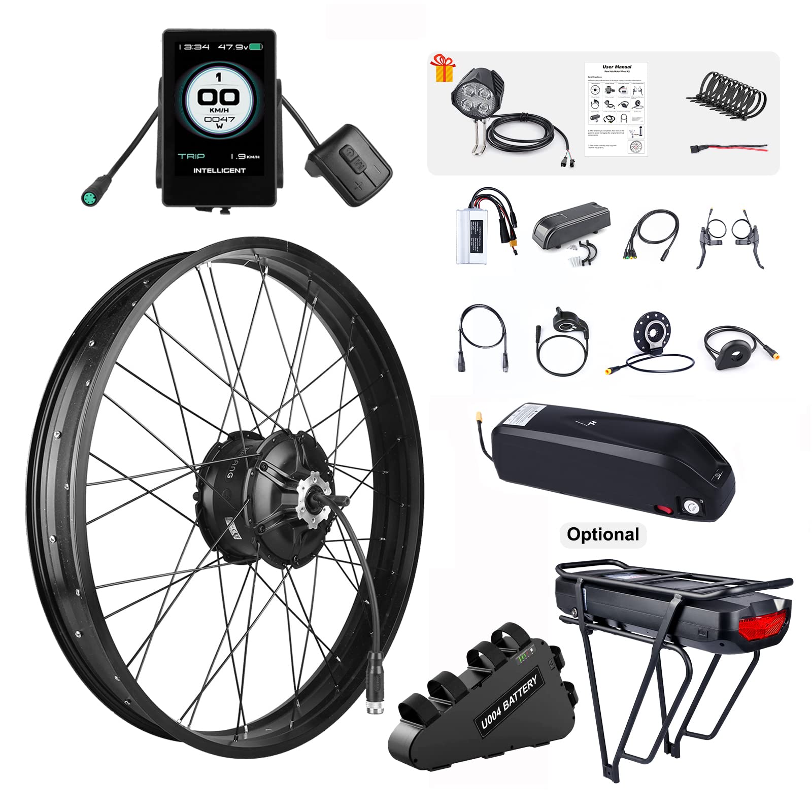 BAFANG 48V 1000W Rear Hub Motor : 26 Inch Fat Tire