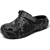 YUKTOPA Men's Clogs Outdoor Athletic Sports Sandals Adult Slip On Garden Shoes Summer Water Beach Shoes Casual Slippers Lightweight Breathable Non Slip