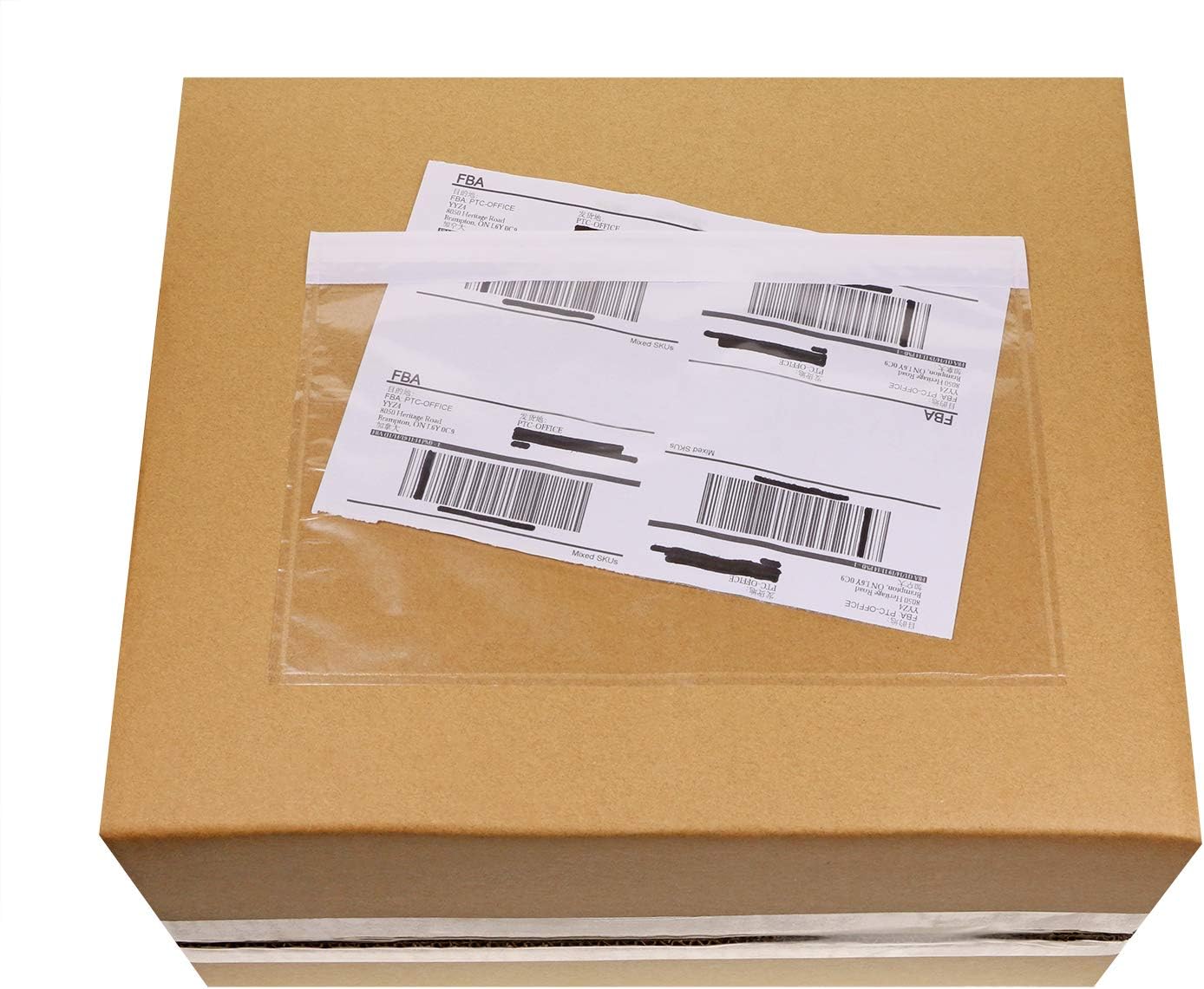 Tupalizy Clear Shipping Mailing Label Envelopes Pouches Top Loading