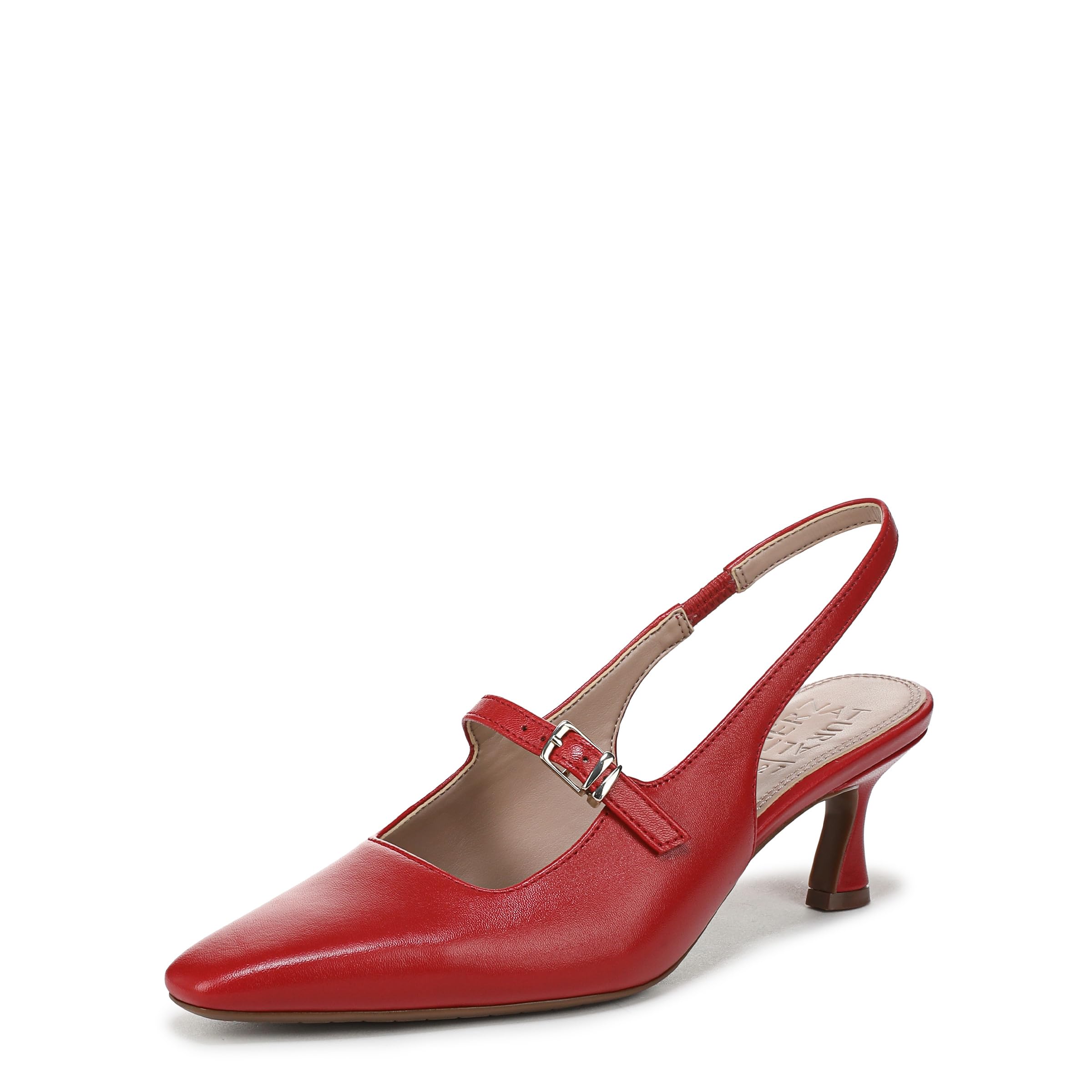 Naturalizer Women’s Gemini Pump Red Leather 12 W