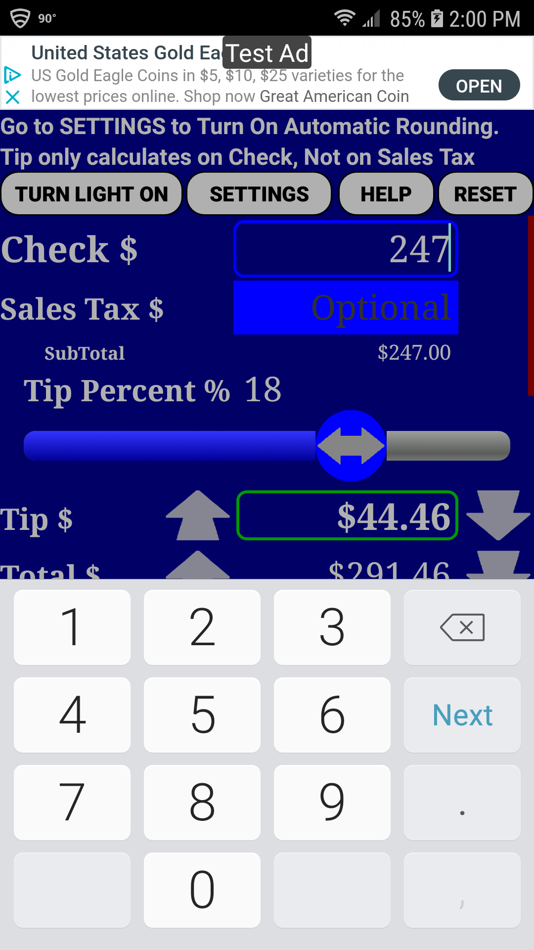 Easy Fast Restaurant Tip & Split Calculator FREEAmazon.esAppstore for