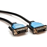 BlueRigger DVI Male to DVI Male Digital Dual-Link Cable (25 Feet, Black)