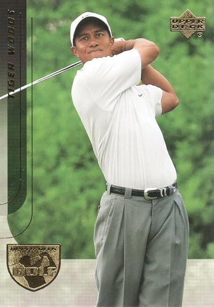 2004 Upper Deck Golf Trading Cards 33 Tiger Woods At Amazon S Sports Collectibles Store