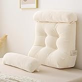 Sasttie Wedge Pillow Set, 3PCS Reading Pillow for Sitting, Bed Wedge Pillow Headborad for Sleeping, After Surgery, Acid Reflux, Leg and Back Support, with Neck Cushion, 23"x11.5"x30", Sage