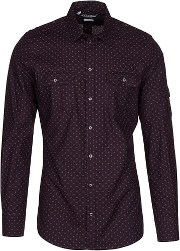 burgundy dress shirt amazon