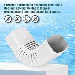 VYH Downspout Gutter Elbows （Positive Elbow，4x3