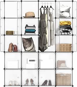 LANGRIA Armario Modular, Estantería por Módulos, Armario de Almacenaje