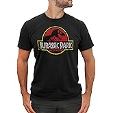 Jurassic Park Mens Jurassic Park Men's Classic Movie Logo T-Shirt