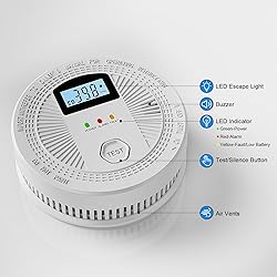 Combination Carbon Monoxide and Smoke Alarm with