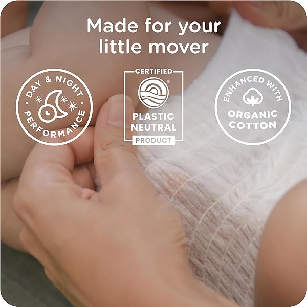 SMARTYPANTS PULL UP STYLE DIAPERS | EWG VERIFIED SAFE & PLANT-BASED | QUILTED 360 WAISTBAND, SUPER ABSORBENT FOR OVERNIGHT LEAK PROTECTION | TRAINING PANTS BY HEALTHYBABY | SIZE 7 (30 COUNT)