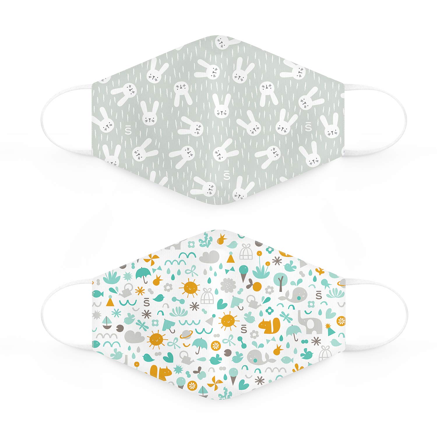 Suavinex Reusable Masks for Children Certified and Approved 3-5 Years, 3 Layers, 25 Washing Cycles, Made in Spain, 2 Units, Pink - 29g