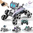 BLF FUN Remote Control Robot Toys 6-8, 8WD Gesture Sensing Stunt Rc Robot Dog for Kid Boys 8-12, RC Car Toys for Boys Christmas Birthday Gifts Age 5-7, 8-12