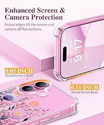 GVIEWIN for iPhone 16 Case, with Screen Protector