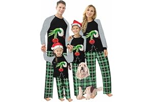 VS&LLWQ Matching Christmas Pjs For Family Matching Family Christmas Pajamas Xmas Family Pajamas Matching Sets Christmas Pjs