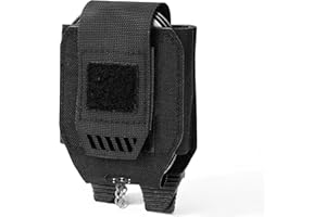 Handcuff Holder, Handcuff Pouch for Duty Belt/Loop MOLLE Vest, Quick Release Handcuff Case for Law Enforcement/Security Guard