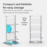 Vivo Technologies Electric 3 Tier Heated Clothes Airer 300W 21M Drying Space view 5
