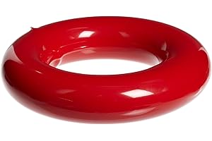 Bel-Art F18307-0010 Round Lead Ring Flask Weight with Vikem Vinyl Coating for 250-1000mL Flasks, 89mm O.D