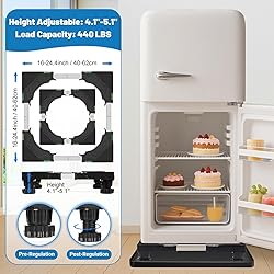 Nefish Mini Fridge Stand with 23.6" x 23.6" x