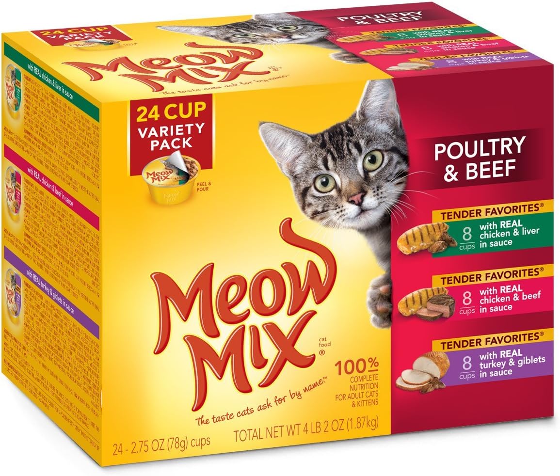 Meow Mix Tender Favorites Wet Cat Food eBay