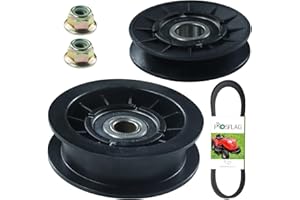 POSFLAG GX20286 V Idler Pulley with GX20287 Idler Pulley GX20006 V Belt Replaces GX20286 Pulley, John Deere Pulley GX20286, John Deere GX20287 Idler Pulley, 690409MA Pulley, 1760097, AM103019, AM32672