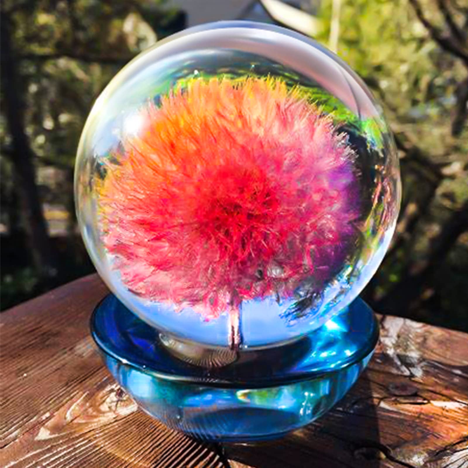 8Pcs Sphere Resin Molds Silicone, BABORUI Upgraded 3D Seamless Ball Shapes Silicone Molds for Resin Casting, Large Globe Epoxy Resin Molds for Home Decor, Flowers Preservation