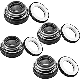 4 pcs 781238 Mechanical Seals Replacement Kit Fit for Honda 2" 3" Gas Semi-Trash Water Pump For Champion for Predator For Generac For Pulsar WT30XK4A WB20XT3 WH20XTAF (4 pcs)