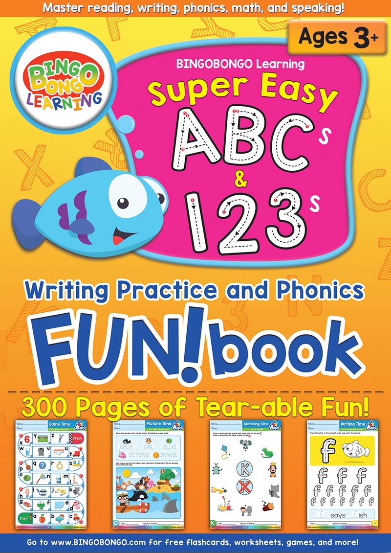 幼児向け英語ドリル Super Easy Abc S 123s Bingobongo Learning Bingobongo Learning ステップバイステップ 本 通販 Amazon
