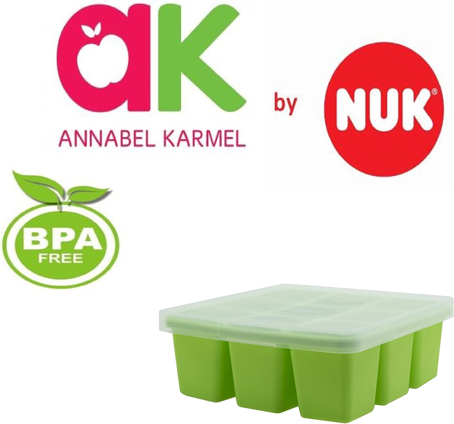 Baby Food Cube Freezing Tray Pots Storage Containers Annabel Karmel