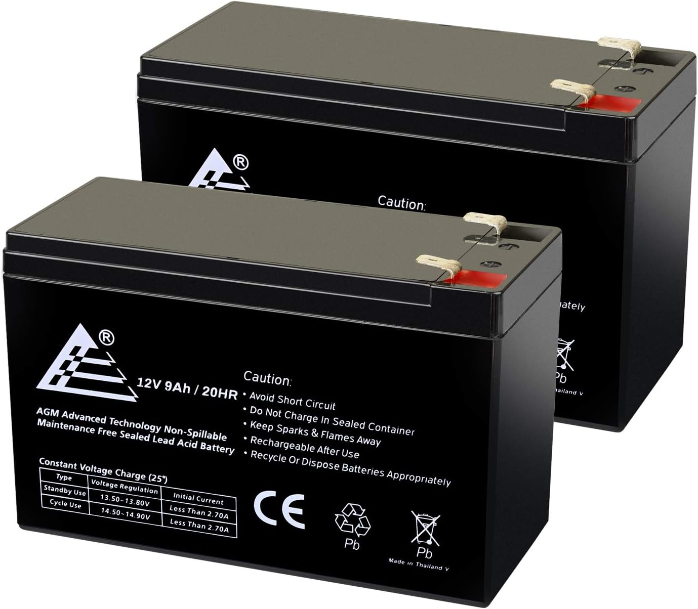 ExpertPower EXP1290-2 12V 9AH SLA Battery: Automotive