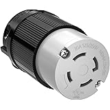 Kohree NEMA L14-30R Generator Female Plug 30 Amp 4 Prong, Twist Locking Plug Receptacle Connector 125/250V, Industrial Grade 