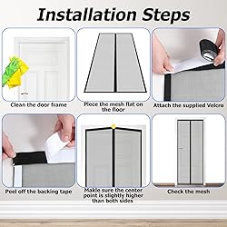 WENT Magnetic Screen Door - 100+ Custom Sizes, No