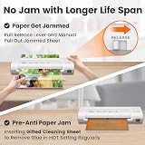 VidaTeco A4 Laminator 4 in 1 30 Pouches Trimmer Corner Rounder 0.6mm view 5